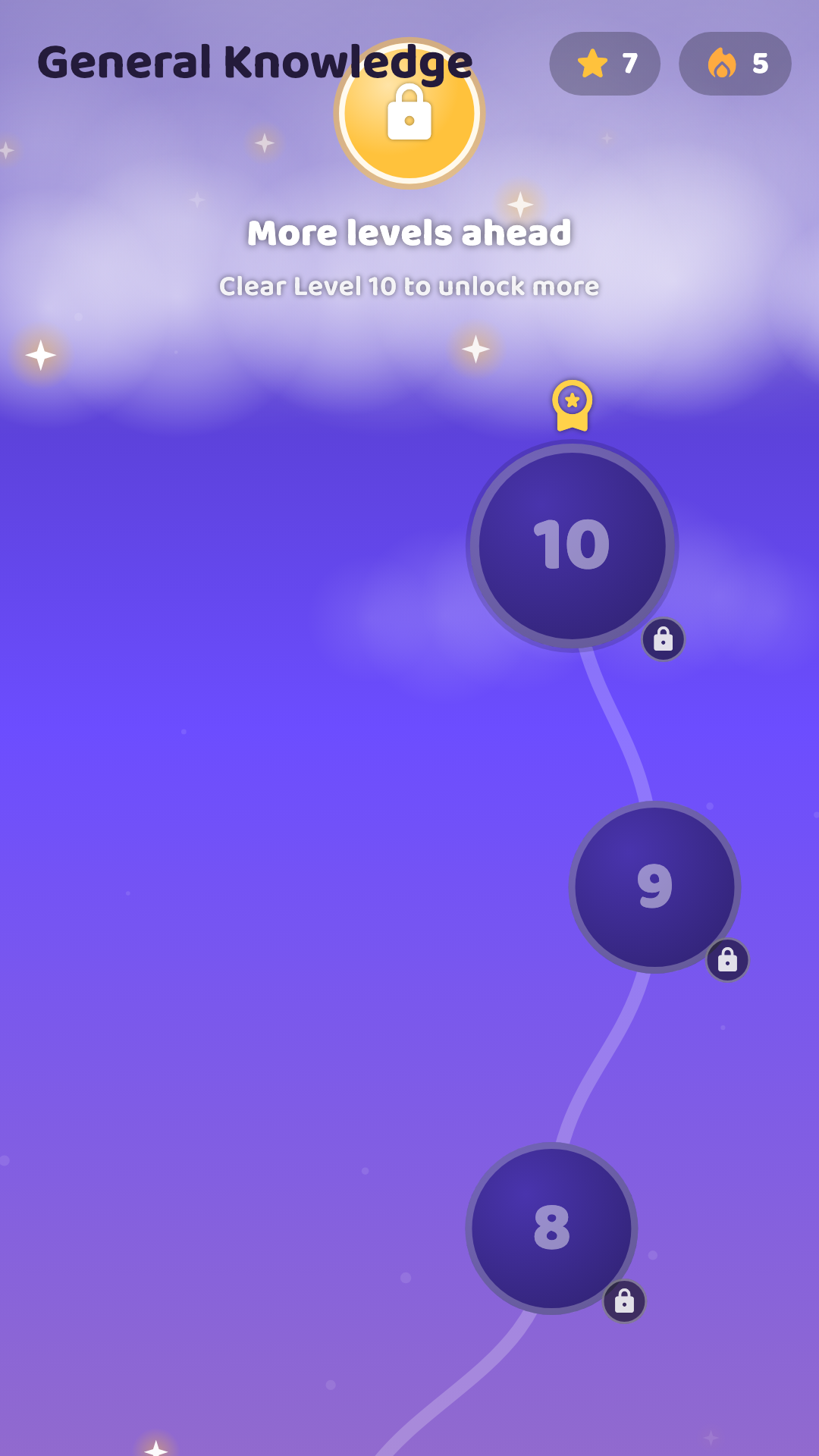 Star Quiz — Language & Words Quiz
