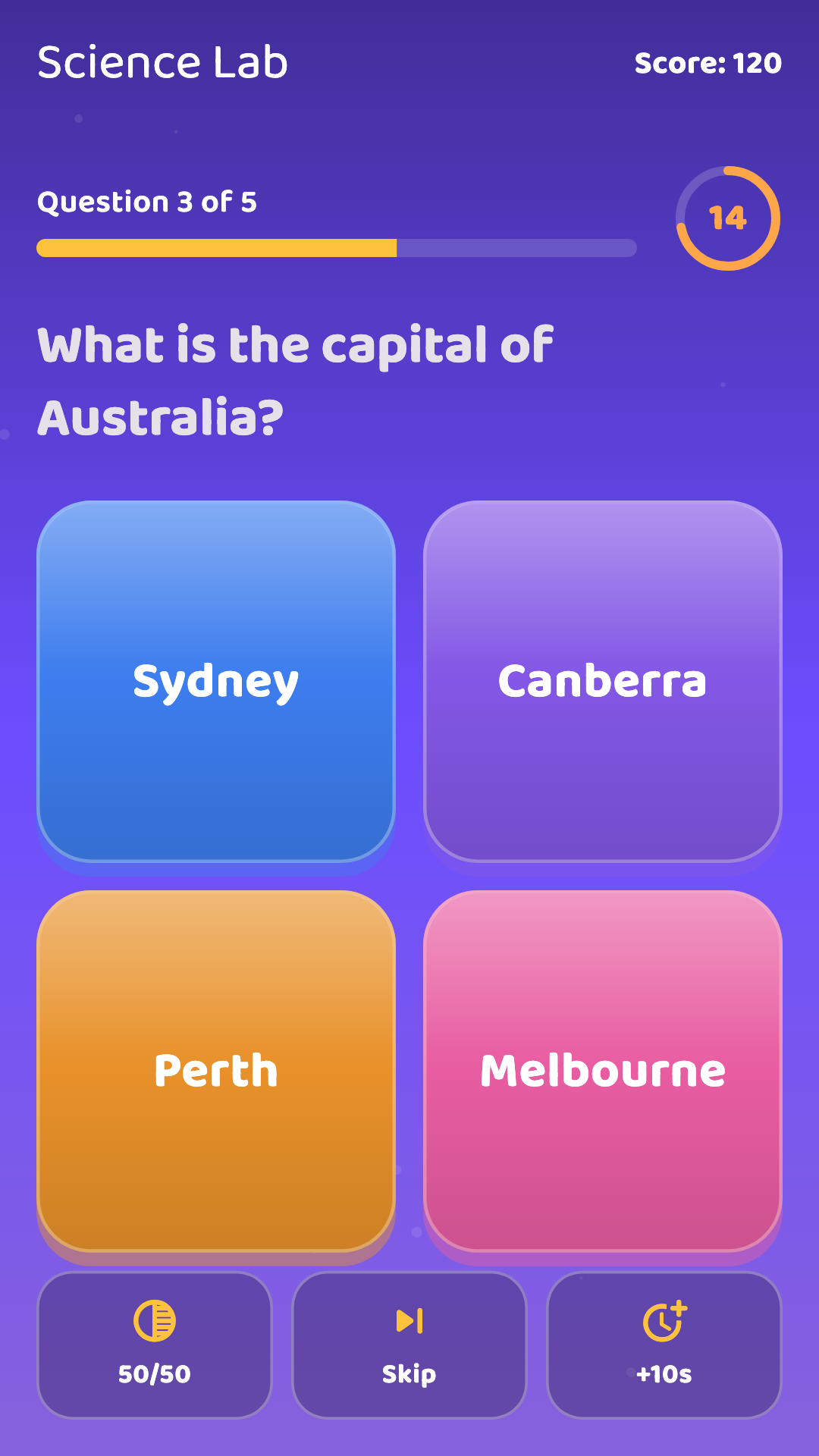 Star Quiz — Math Quiz